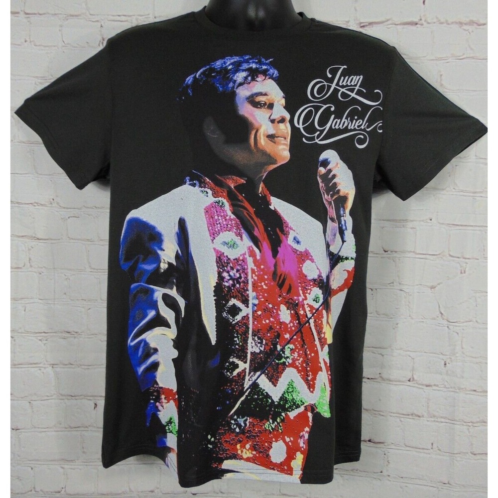 Vintage Style "Juan Gabriel" Black Short Sleeve T-Shirt Size Small NWOT